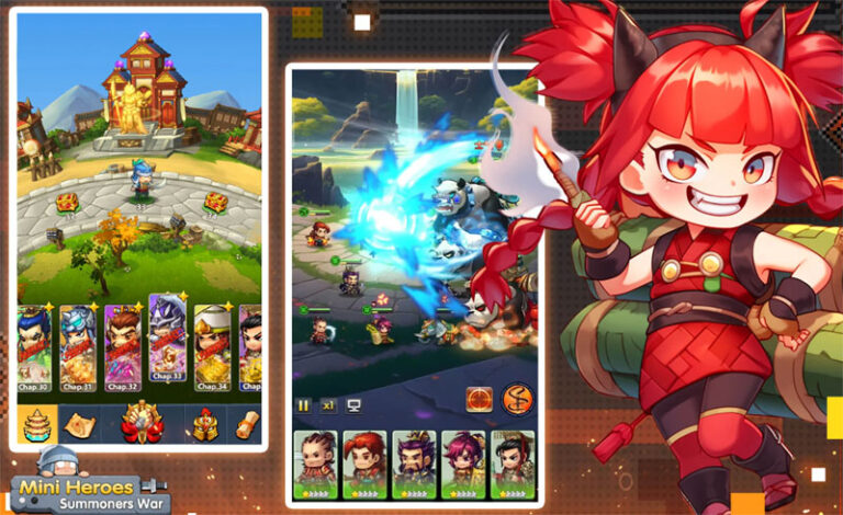 미니 히어로즈: 영웅 키우기 신작 모바일 수집형 RPG
